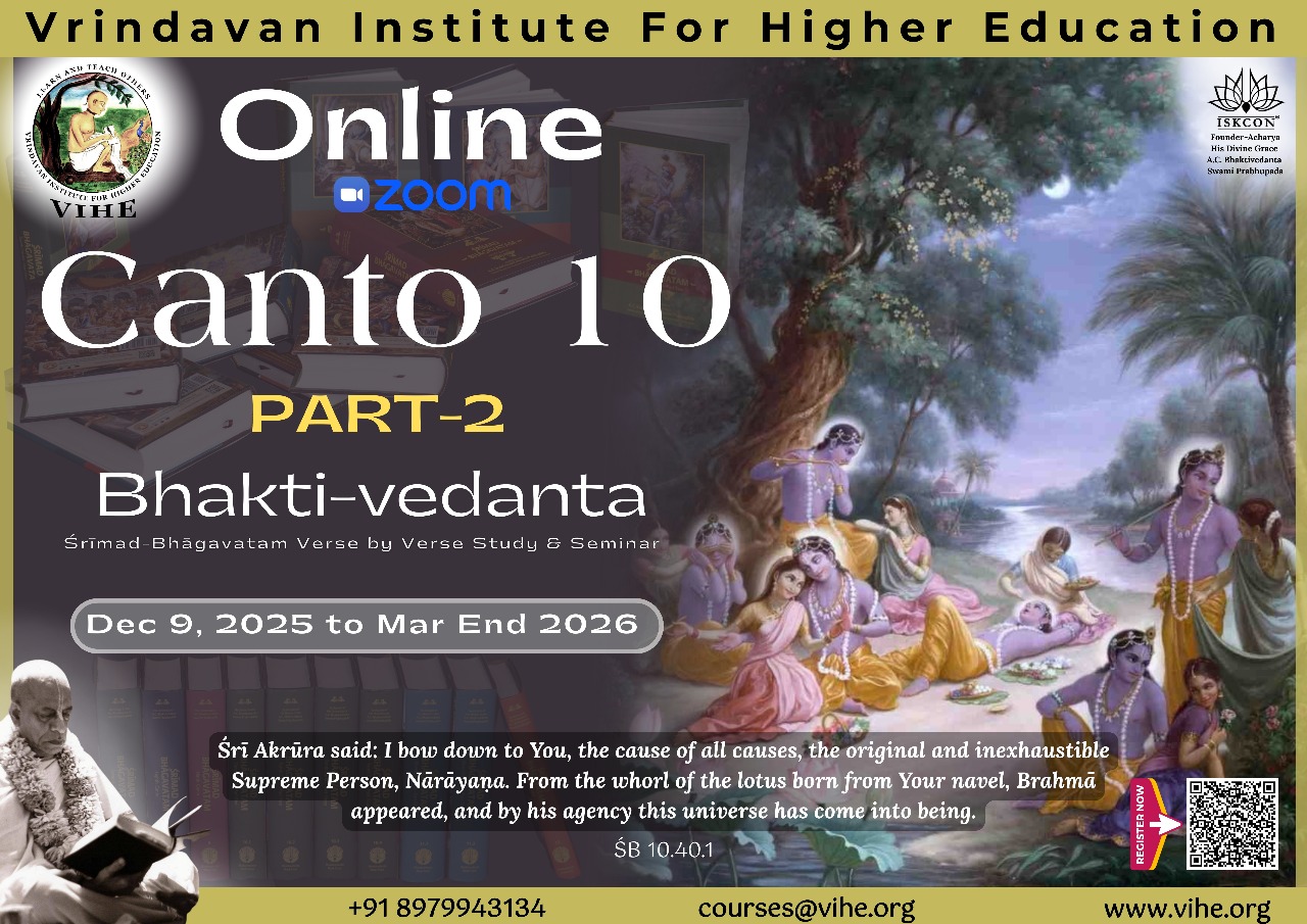 Bhakti-vedanta poster