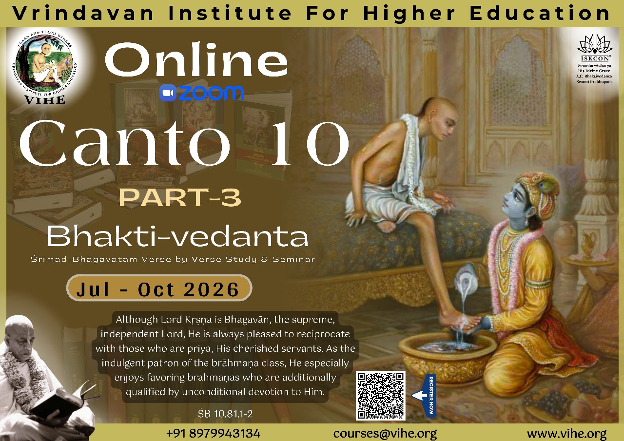 Bhakti-vedanta poster